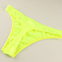 [10% OFF Holiday Sale] Unisex Super WET Shiny Sports Bloomer Type T-Back Bikini 626007