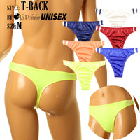 [10% OFF Holiday Sale] Unisex Super WET Shiny Sports Bloomer Type T-Back Bikini 626007