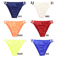 [10% OFF Holiday Sale] Unisex Super WET Shiny Sport Bloomer Type Half Back Bikini 626008