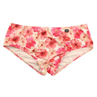 メンズ 柔らかフィット×華やか花柄！男性を包む3Dポーチボクサーブリーフ 629003