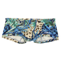 メンズ ジャングルプリント メンズボクサーパンツ ローライズ仕様 3Dポーチでフィット感抜群 日常使いに最適 635006