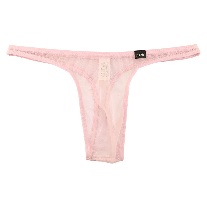 メンズ セクシーに魅せる透け感素材 メンズTバックビキニ 3サイズ展開 700001