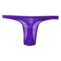 メンズ セクシーに魅せる透け感素材 メンズTバックビキニ 3サイズ展開 700001