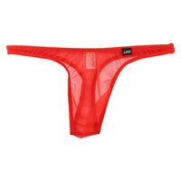 メンズ セクシーに魅せる透け感素材 メンズTバックビキニ 3サイズ展開 700001