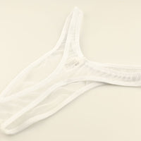 メンズ セクシーに魅せる透け感素材 メンズTバックビキニ 3サイズ展開 700001