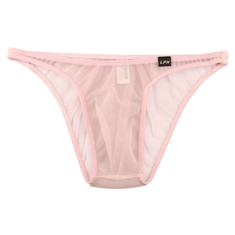 メンズ セクシーに魅せる透け感素材 メンズフルバックビキニ 3サイズ展開 700002