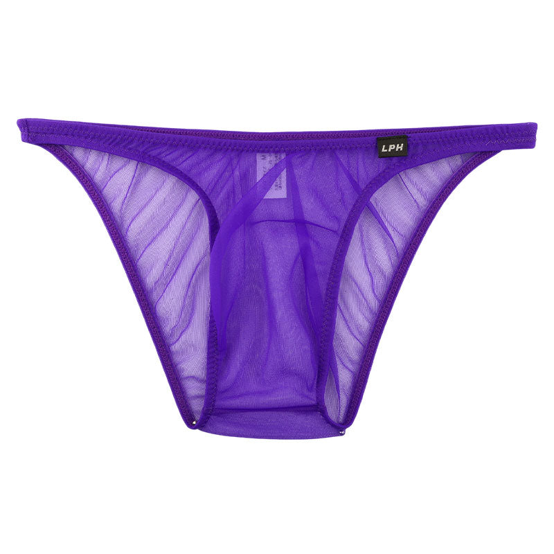 メンズ セクシーに魅せる透け感素材 メンズフルバックビキニ 3サイズ展開 700002