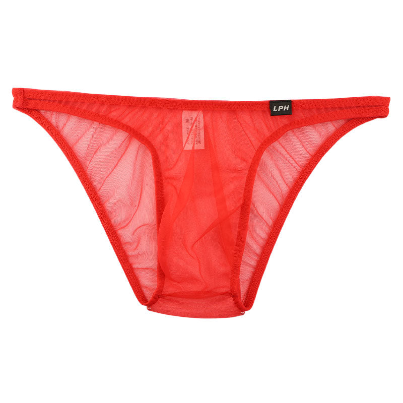 メンズ セクシーに魅せる透け感素材 メンズフルバックビキニ 3サイズ展開 700002