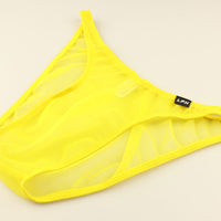 メンズ セクシーに魅せる透け感素材 メンズフルバックビキニ 3サイズ展開 700002