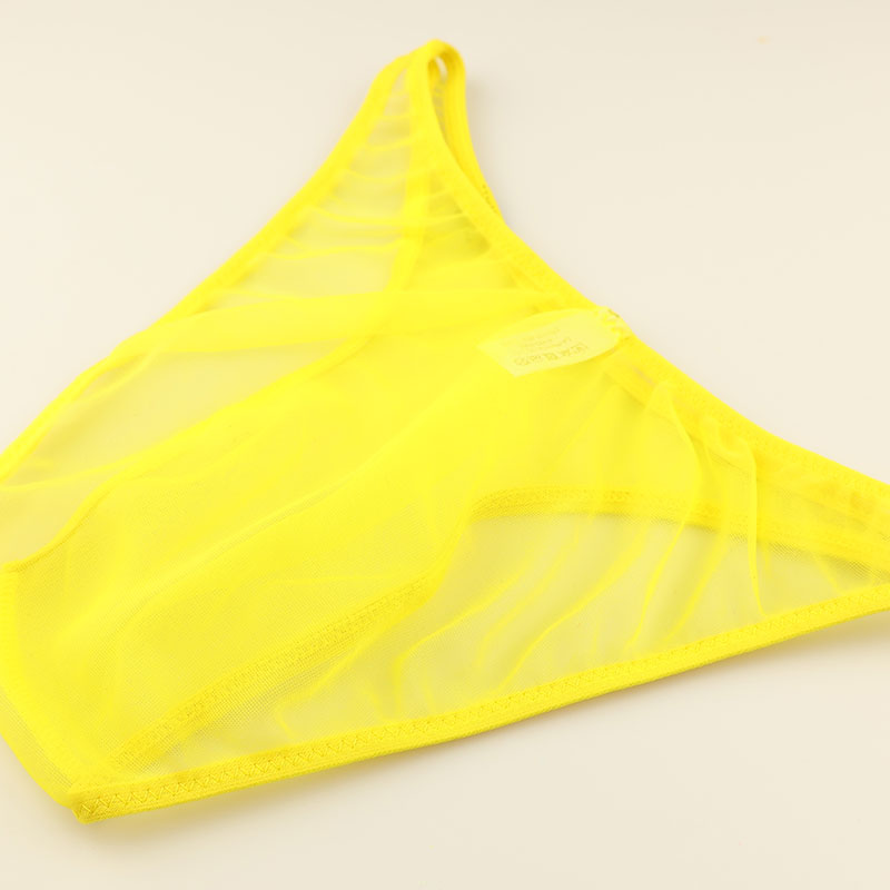 メンズ セクシーに魅せる透け感素材 メンズフルバックビキニ 3サイズ展開 700002