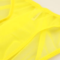 メンズ セクシーに魅せる透け感素材 メンズフルバックビキニ 3サイズ展開 700002