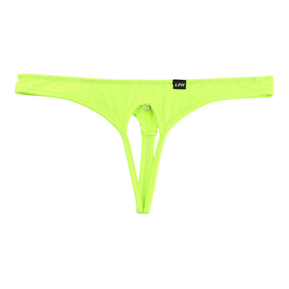 Men's E6000 fabric, full front open, open feel, T-back bikini 718026