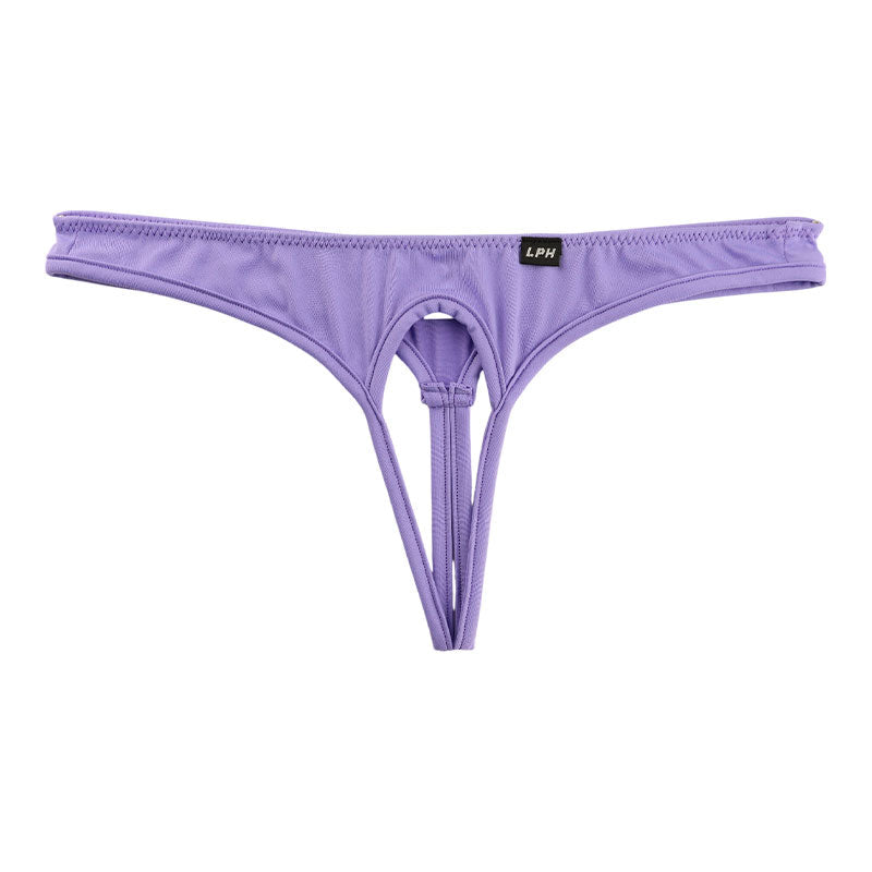 Men's E6000 fabric, full front open, open feel, T-back bikini 718026