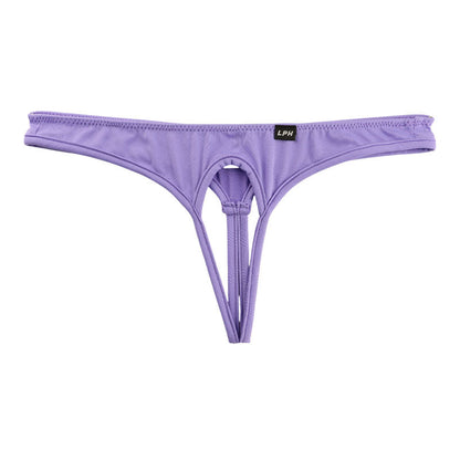 Men's E6000 fabric, full front open, open feel, T-back bikini 718026