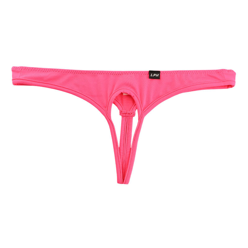 Men's E6000 fabric, full front open, open feel, T-back bikini 718026