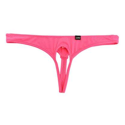 Men's E6000 fabric, full front open, open feel, T-back bikini 718026