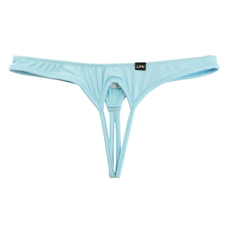 Men's E6000 fabric, full front open, open feel, T-back bikini 718026