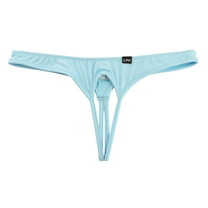 Men's E6000 fabric, full front open, open feel, T-back bikini 718026