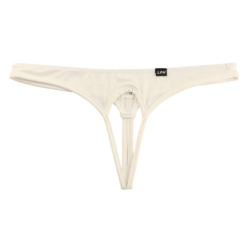 Men's E6000 fabric, full front open, open feel, T-back bikini 718026