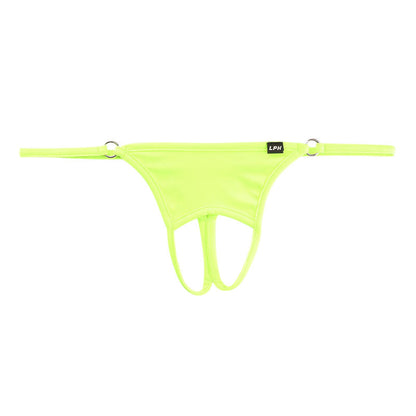 Men's E6000 Fabric Open Underwear with a Feel of Openness Men's T-Back Bikini 718044