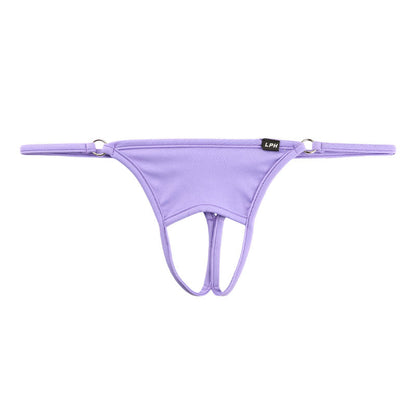Men's E6000 Fabric Open Underwear with a Feel of Openness Men's T-Back Bikini 718044
