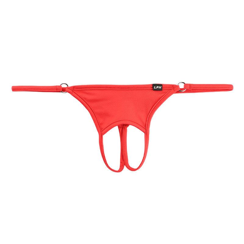 Men's E6000 Fabric Open Underwear with a Feel of Openness Men's T-Back Bikini 718044