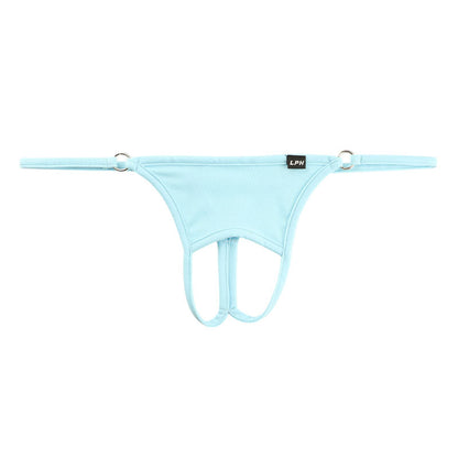 Men's E6000 Fabric Open Underwear with a Feel of Openness Men's T-Back Bikini 718044