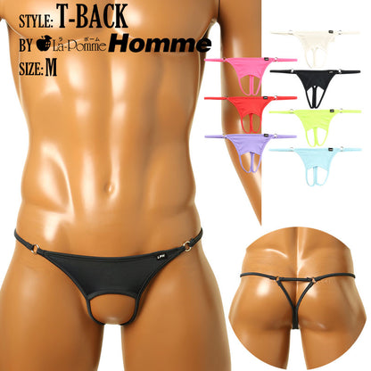 Men's E6000 Fabric Open Underwear with a Feel of Openness Men's T-Back Bikini 718044