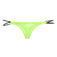 ユニセックス Tバック ミストラメ シースルー キラキラ ローライズ 2本ループゴム 718047