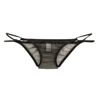 ユニセックス ハーフバック ミストラメ シースルー キラキラ ローライズ 2本ループゴム 718048