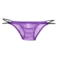 ユニセックス ハーフバック ミストラメ シースルー キラキラ ローライズ 2本ループゴム 718048