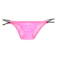 ユニセックス ハーフバック ミストラメ シースルー キラキラ ローライズ 2本ループゴム 718048