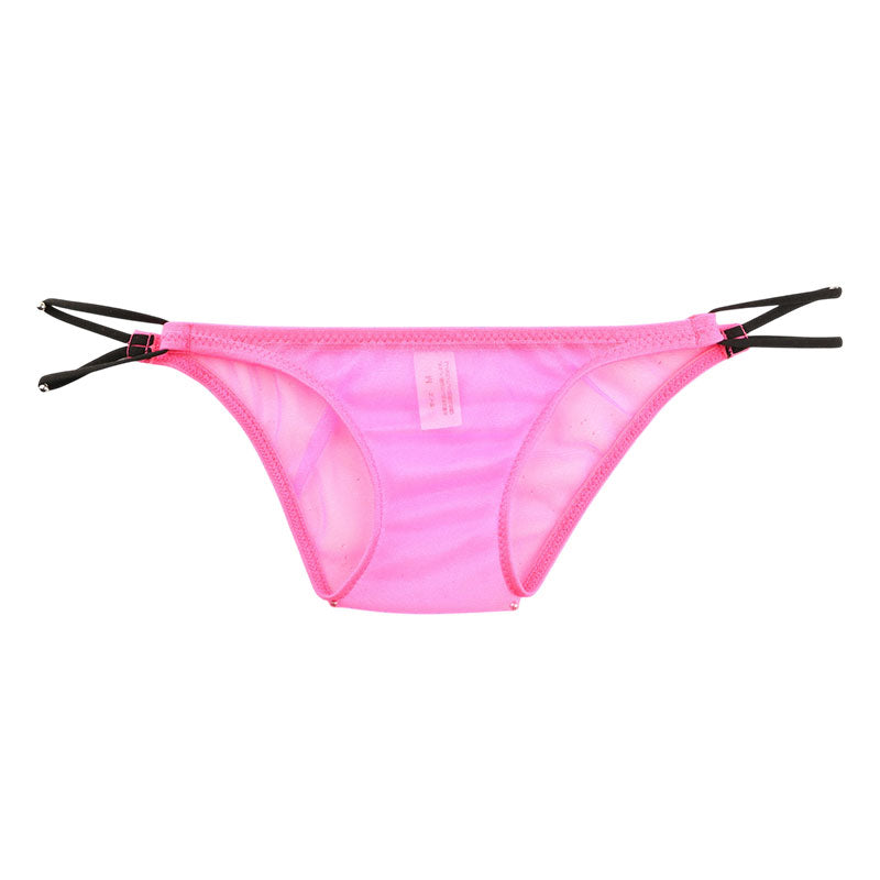 ユニセックス ハーフバック ミストラメ シースルー キラキラ ローライズ 2本ループゴム 718048