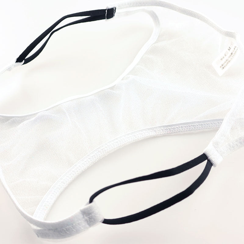 ユニセックス ハーフバック ミストラメ シースルー キラキラ ローライズ 2本ループゴム 718048