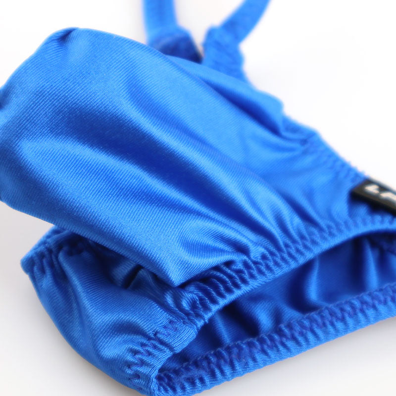 メンズ K2S生地 光沢 極小 ミニ サイドバインダー ハーフバックビキニ 719037