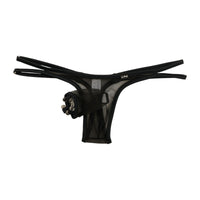 メンズ ミストラメ入り 貫通型ゾウさん ソフトシリコンリング付き Tバックビキニ 720047