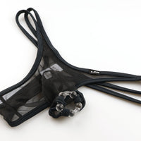 メンズ ミストラメ入り 貫通型ゾウさん ソフトシリコンリング付き Tバックビキニ 720047