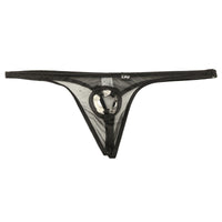 メンズ ミストラメ スケスケ シースルー メンズTバック イボ付きリング内蔵 スパークハーフ生地 720048