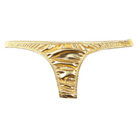 ユニセックス メタリック輝きTバックショーツ ユニセックス 股浅デザイン 720054