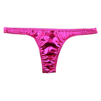 ユニセックス メタリック輝きTバックショーツ ユニセックス 股浅デザイン 720054