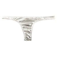 ユニセックス メタリック輝きTバックショーツ ユニセックス 股浅デザイン 720054