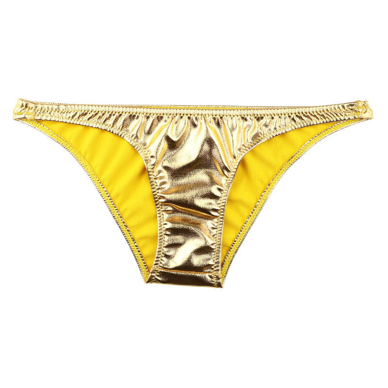 ユニセックス メタリック輝きハーフバックショーツ ユニセックス 股浅デザイン 720055