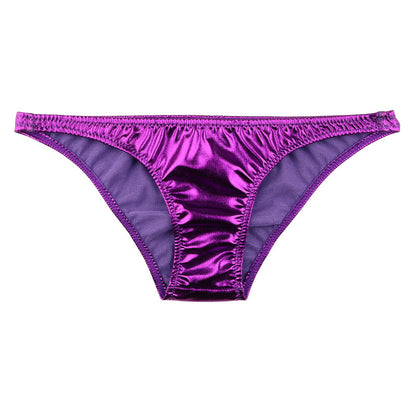 ユニセックス メタリック輝きハーフバックショーツ ユニセックス 股浅デザイン 720055