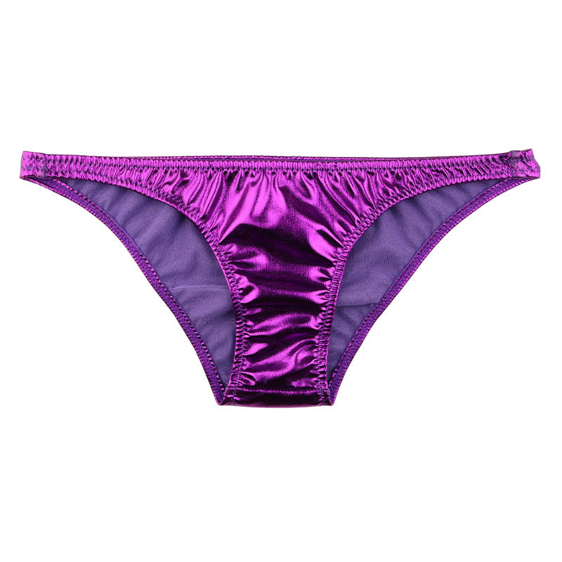 ユニセックス メタリック輝きハーフバックショーツ ユニセックス 股浅デザイン 720055