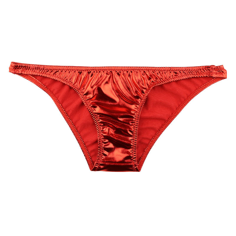 ユニセックス メタリック輝きハーフバックショーツ ユニセックス 股浅デザイン 720055