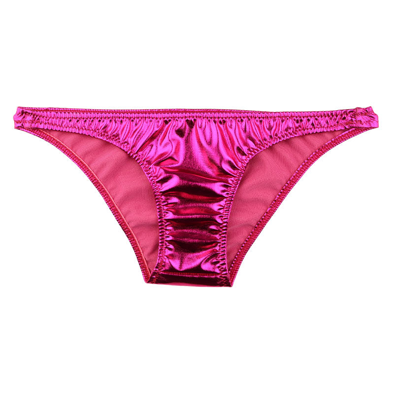 ユニセックス メタリック輝きハーフバックショーツ ユニセックス 股浅デザイン 720055