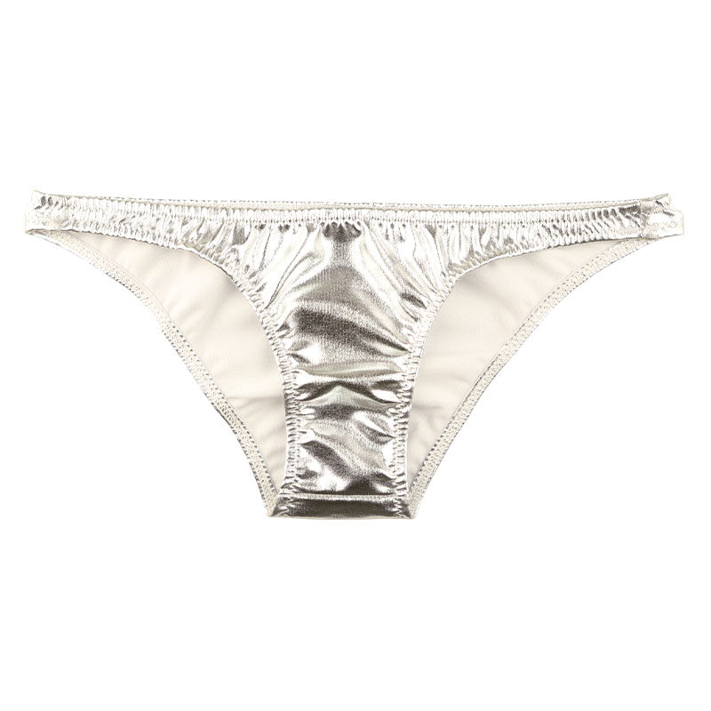 ユニセックス メタリック輝きハーフバックショーツ ユニセックス 股浅デザイン 720055