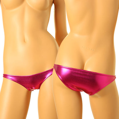 ユニセックス メタリック輝きハーフバックショーツ ユニセックス 股浅デザイン 720055