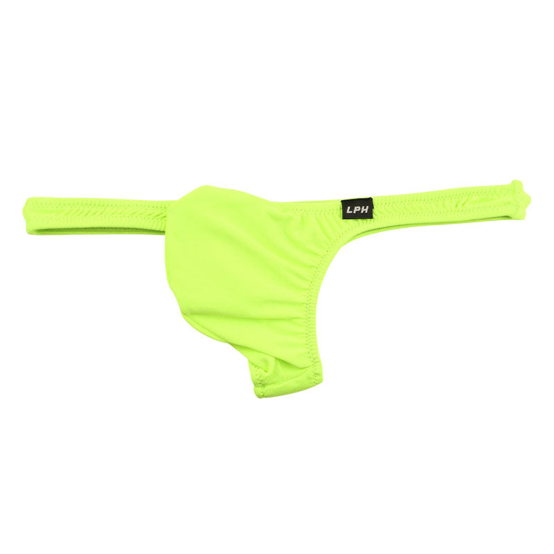 メンズ E6000生地 メンズTバックビキニ 上向き3Dポーチ ローライズ 720058