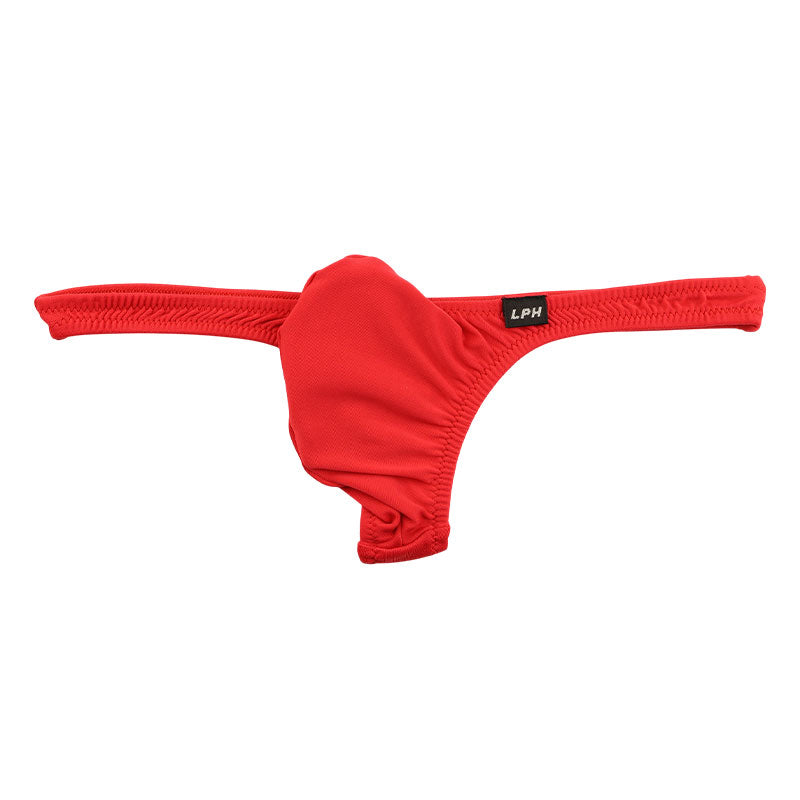 メンズ E6000生地 メンズTバックビキニ 上向き3Dポーチ ローライズ 720058